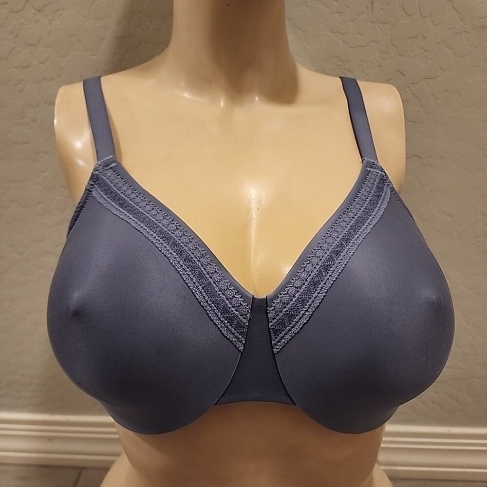 Wacoal Bra 34DD Gray Underwire Unlined 855213